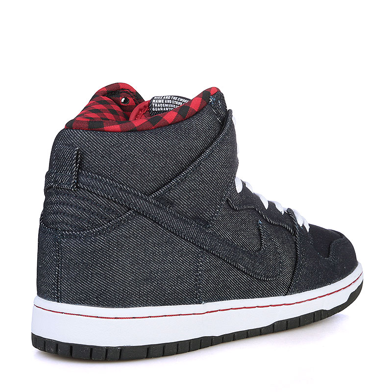 мужские черные кроссовки Nike SB Dunk High Premium SB 313171-441 - цена, описание, фото 2