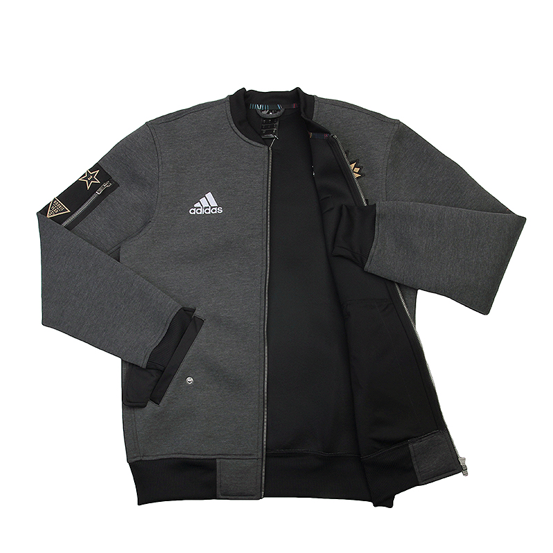 мужская серая куртка adidas AS LE PLYR JKT AC2563 - цена, описание, фото 2