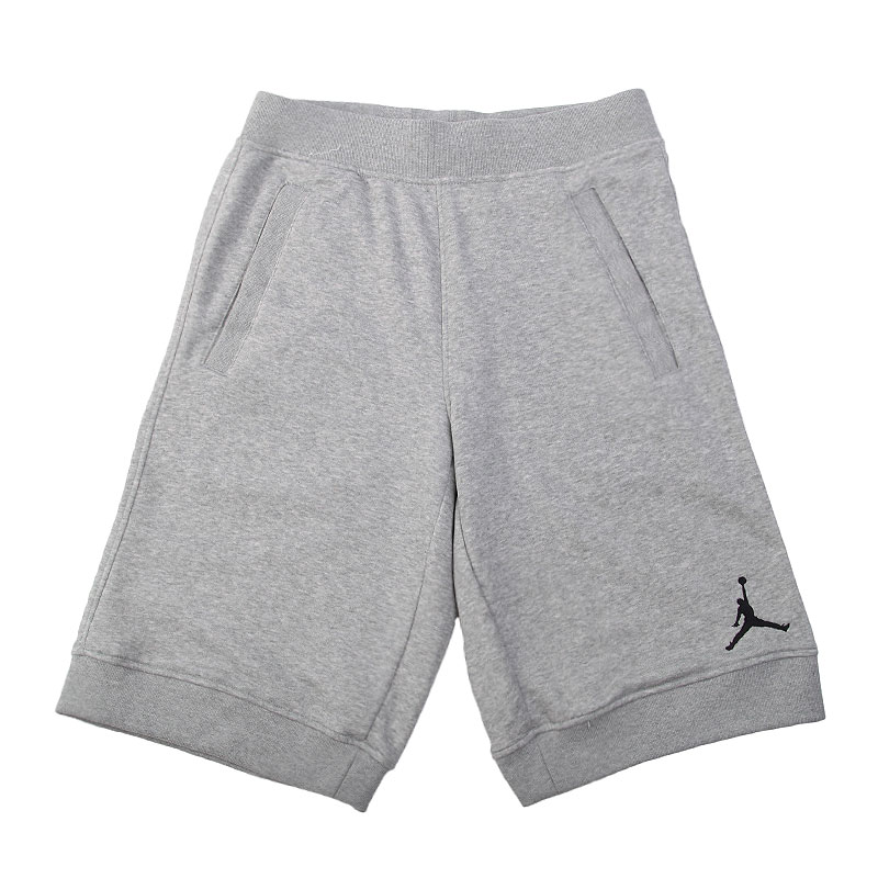 мужские серые шорты Jordan Fleece Short 642453-067 - цена, описание, фото 1