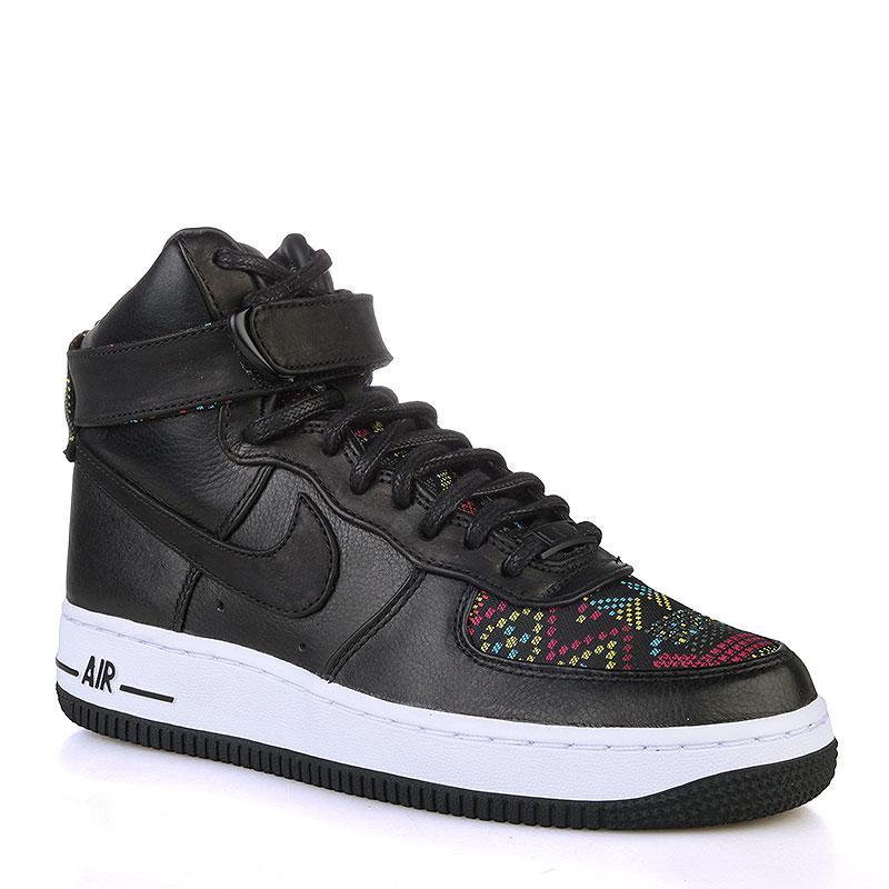 женские черные кроссовки  Nike WMNS Air Force 1 Hi BHM 836228-001 - цена, описание, фото 1