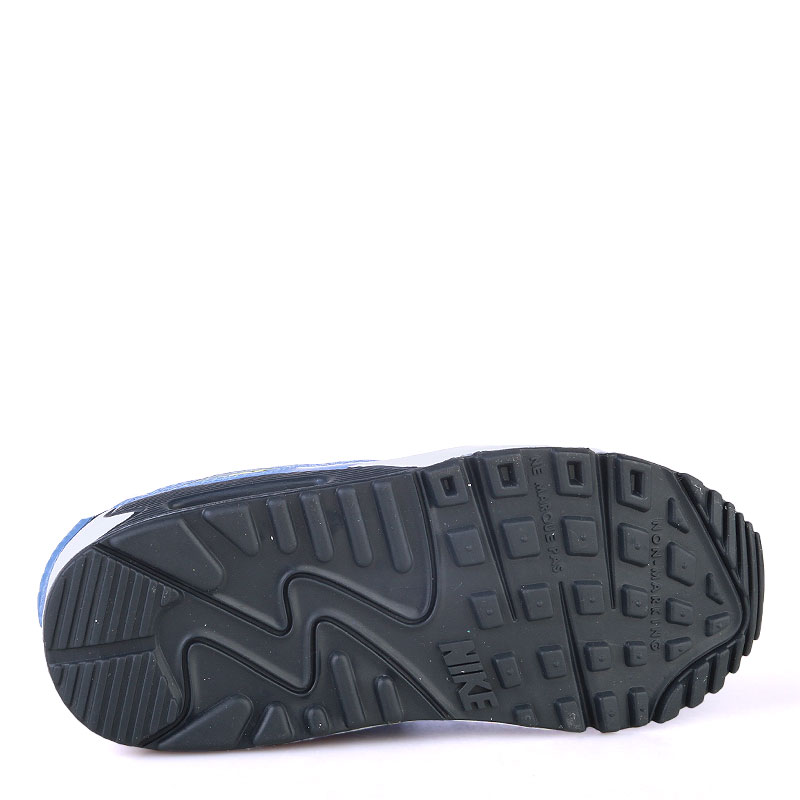 детские голубые кроссовки Nike Air Max 90 Mesh 724856-408 - цена, описание, фото 4