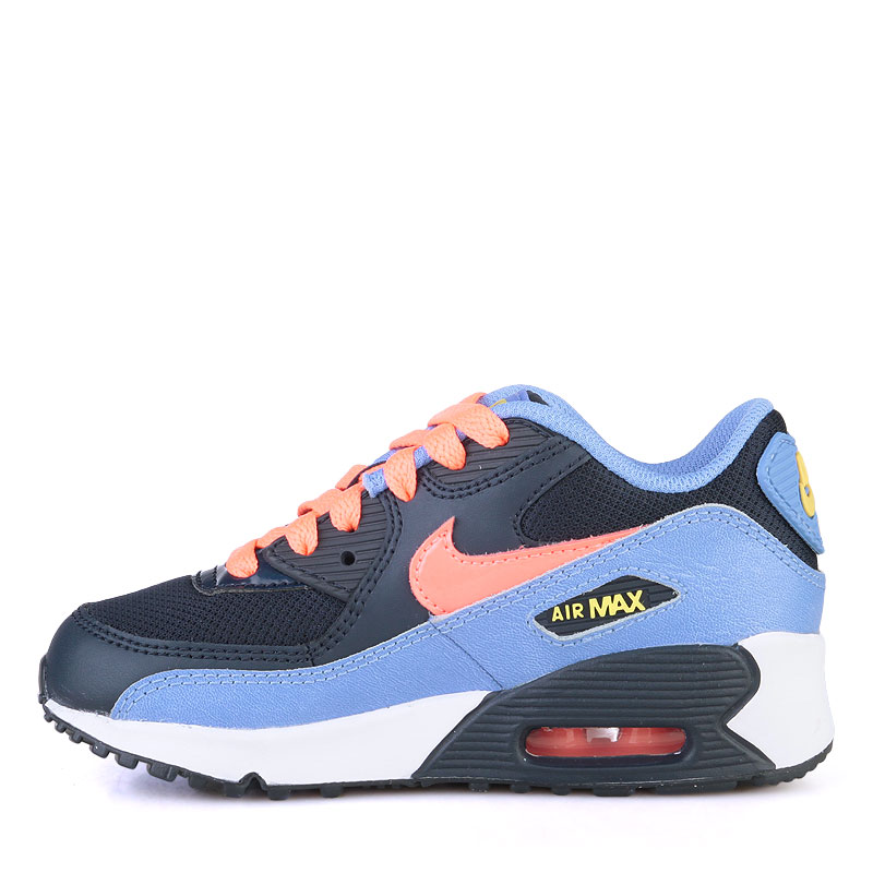 детские голубые кроссовки Nike Air Max 90 Mesh 724856-408 - цена, описание, фото 3