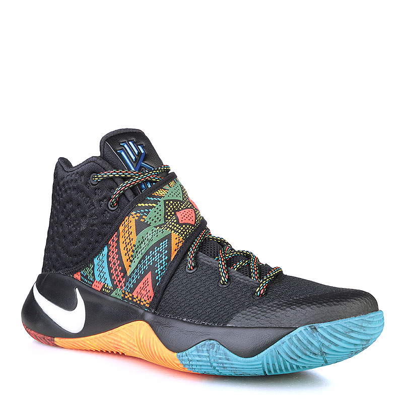 мужские черные баскетбольные кроссовки  Nike Kyrie 2 BHM 828375-099 - цена, описание, фото 1