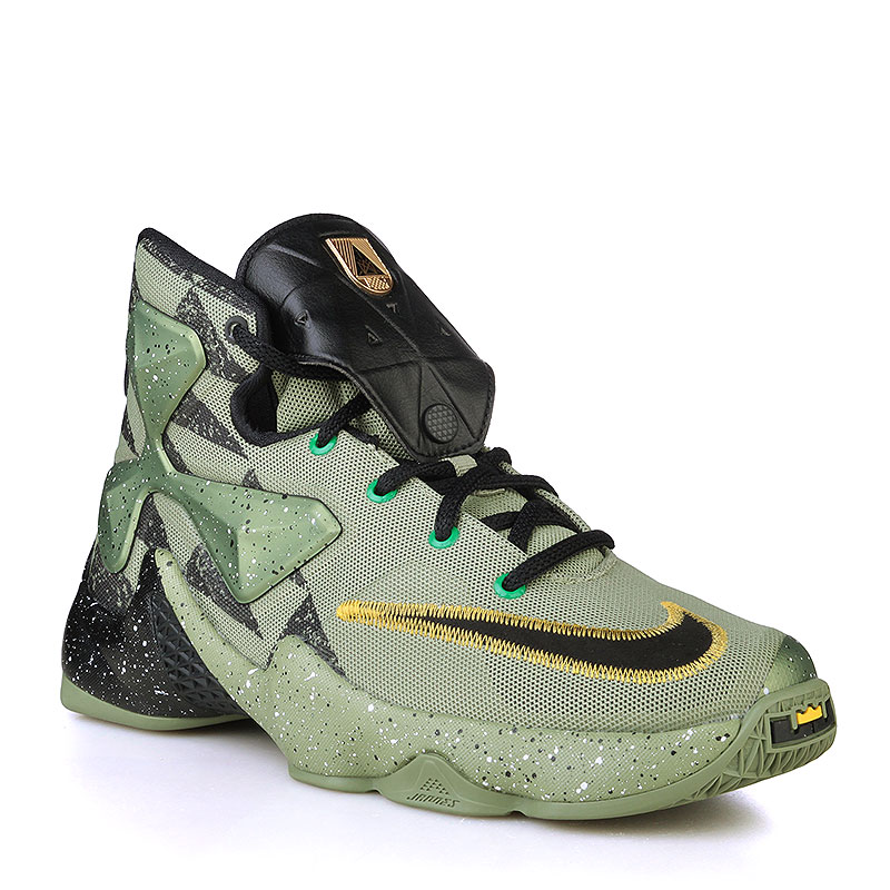 детские зеленые баскетбольные кроссовки Nike Lebron XIII AS(GS) 836386-309 - цена, описание, фото 1
