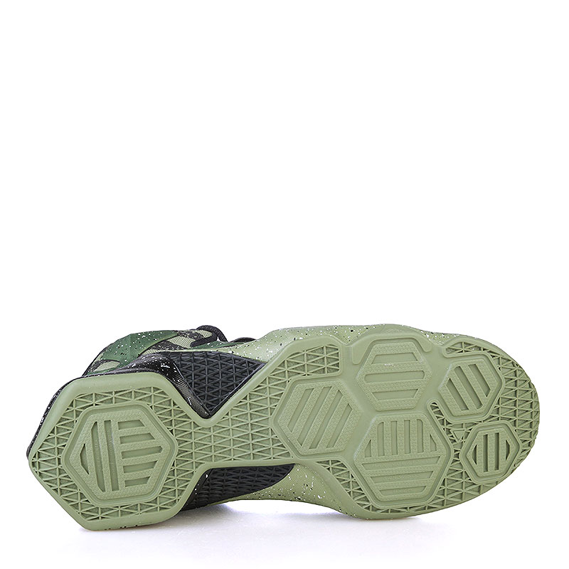 детские зеленые баскетбольные кроссовки Nike Lebron XIII AS(GS) 836386-309 - цена, описание, фото 4