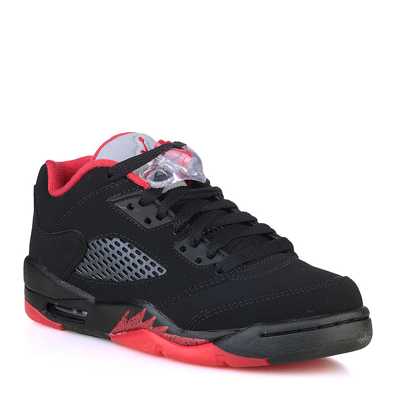 

Кроссовки Air Jordan V Retro Low GS, Чёрный;красный;серый