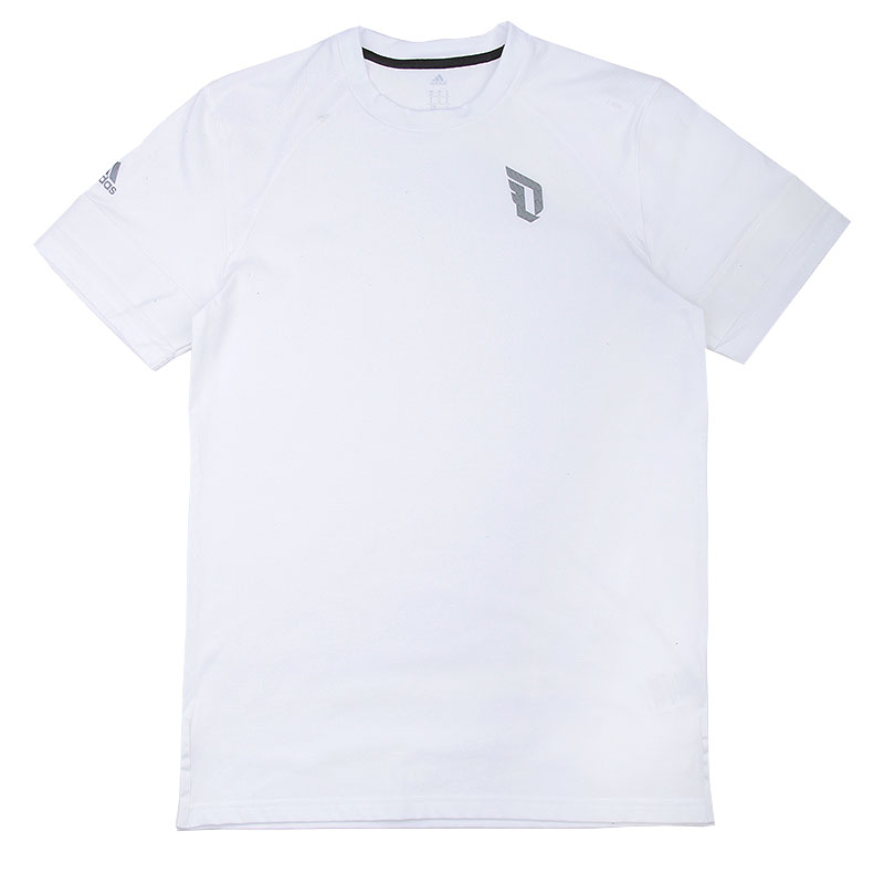 мужская белая футболка adidas DAME RAGLAN TEE AH4140 - цена, описание, фото 1