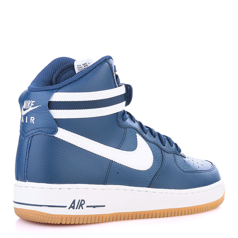 мужские синие кроссовки Nike Air Force 1 High`07 315121-410 - цена, описание, фото 2