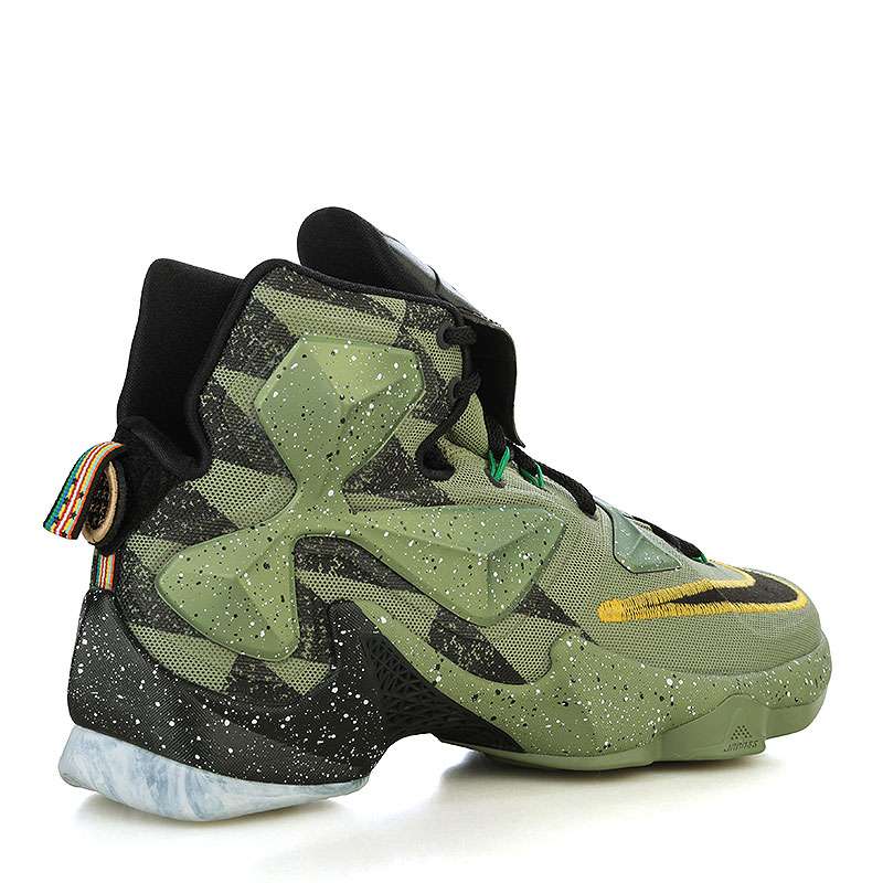 мужские зеленые баскетбольные кроссовки Nike Lebron XIII AS 835659-309 - цена, описание, фото 2