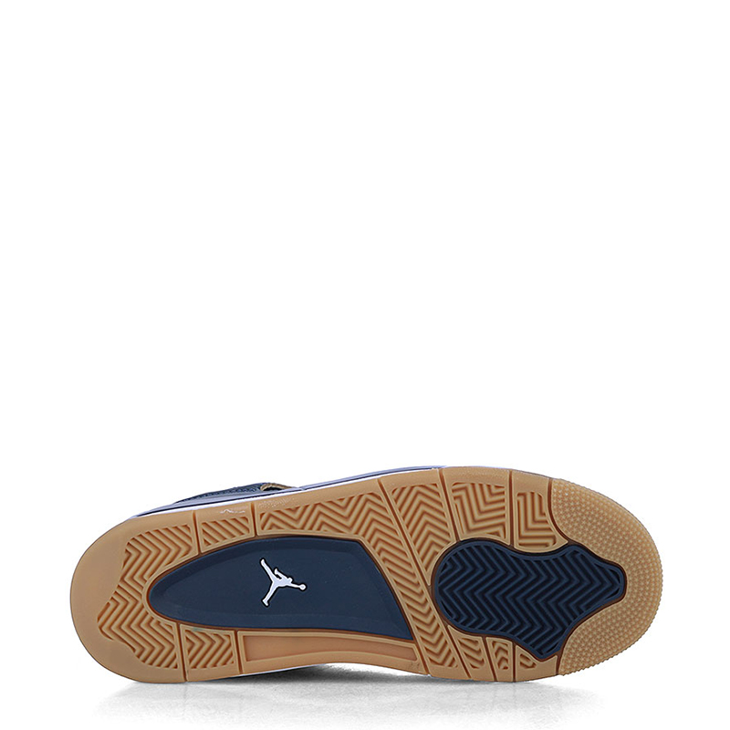 женские синие кроссовки Jordan 4 Retro BG 408452-425 - цена, описание, фото 4