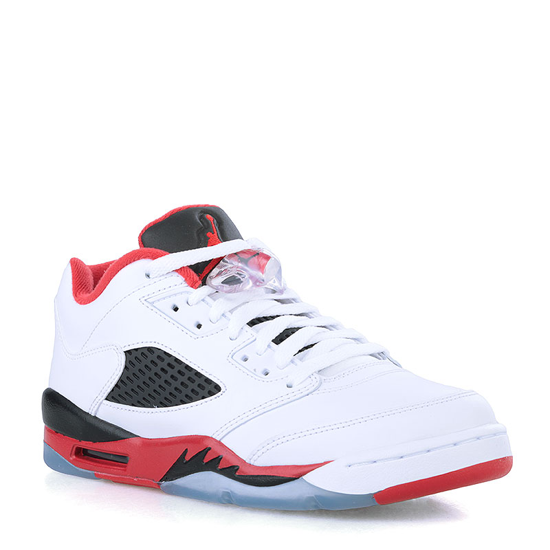 

Кроссовки Air Jordan V Retro Low GS, Белый;чёрный;красный;голубой