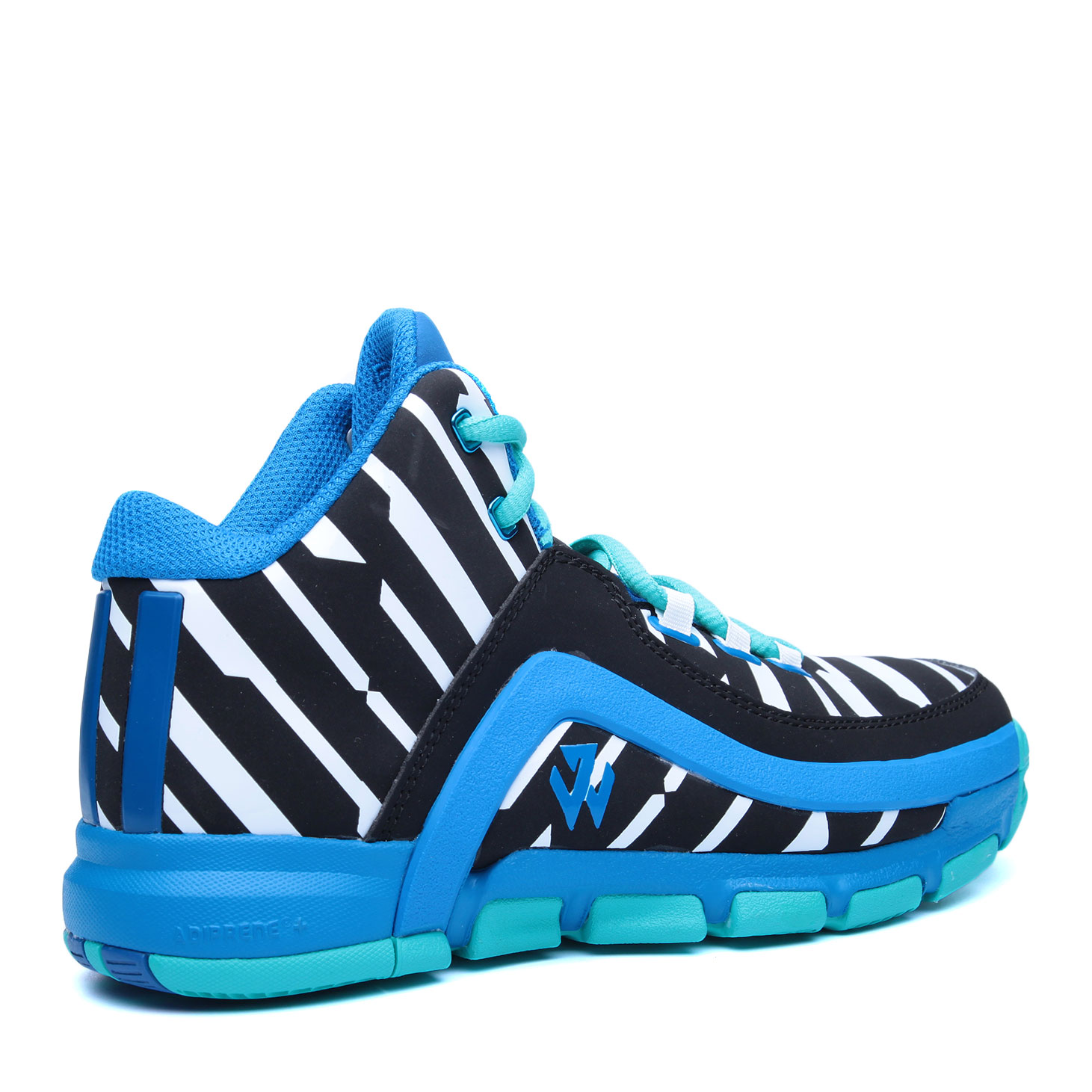 детские голубые баскетбольные кроссовки adidas J Wall 2 J AQ8727 - цена, описание, фото 2