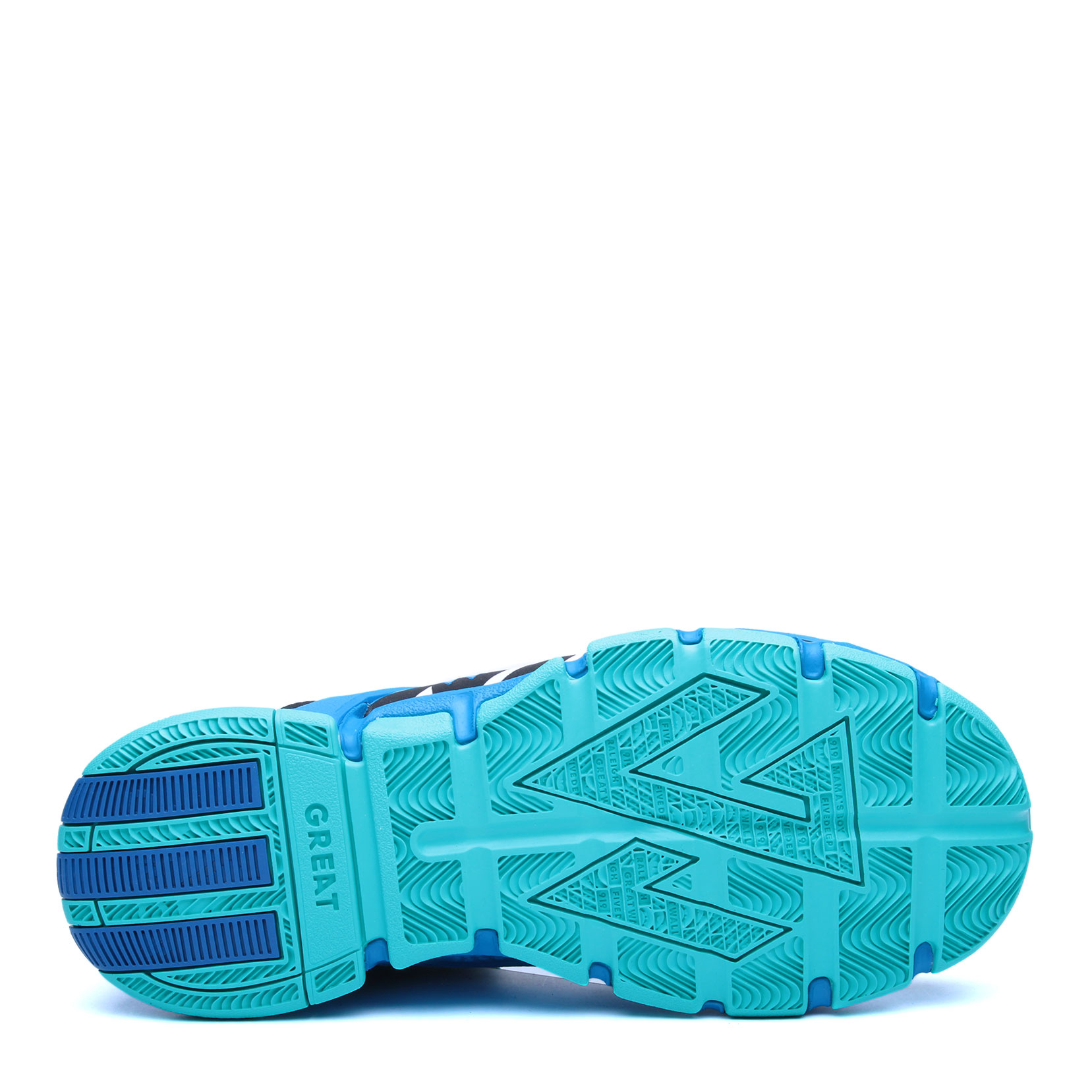 детские голубые баскетбольные кроссовки adidas J Wall 2 J AQ8727 - цена, описание, фото 4