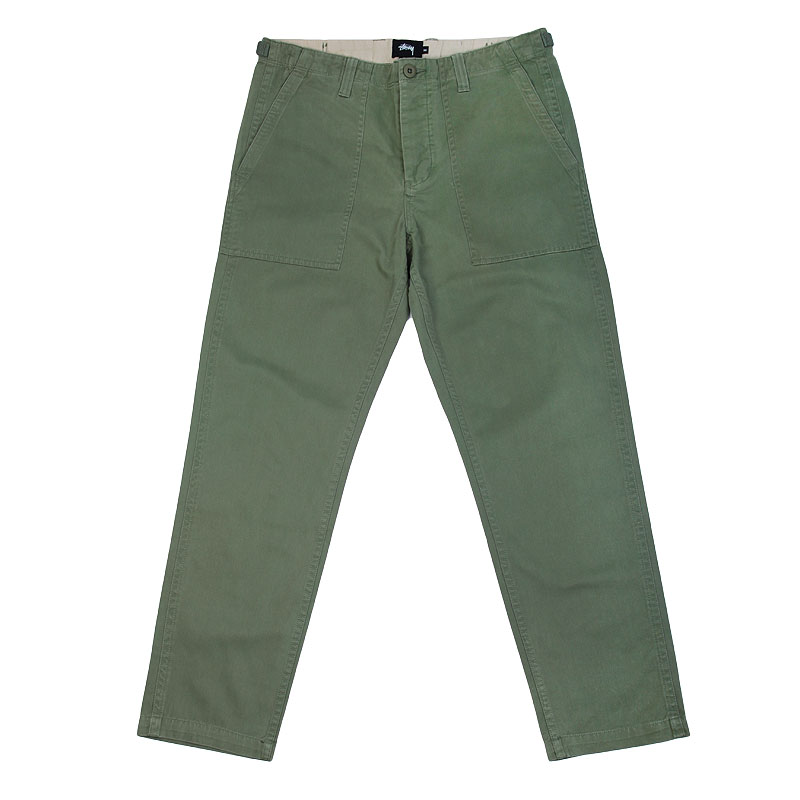 мужские оливковые брюки Stussy Military Pant 116273-olive - цена, описание, фото 1