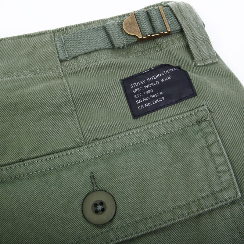 Мужские брюки Stussy Military Pant (116273-olive)  - цена, описание, фото 4