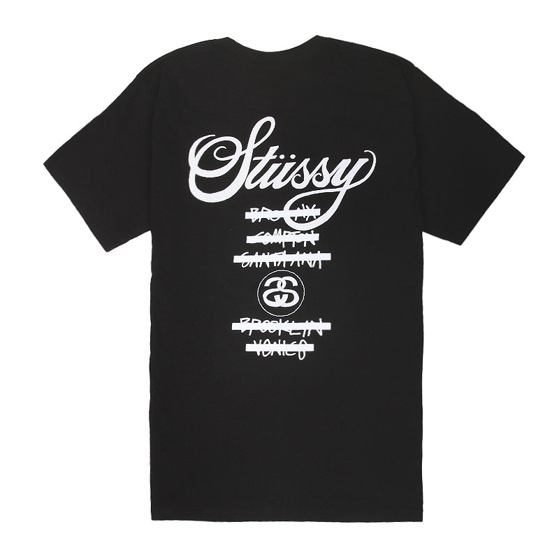 Мужская футболка Stussy WT Taped Tee (1903819-black)  - цена, описание, фото 2