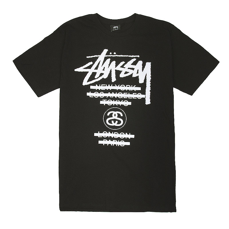 Мужская футболка Stussy WT Taped Tee (1903819-black)  - цена, описание, фото 1