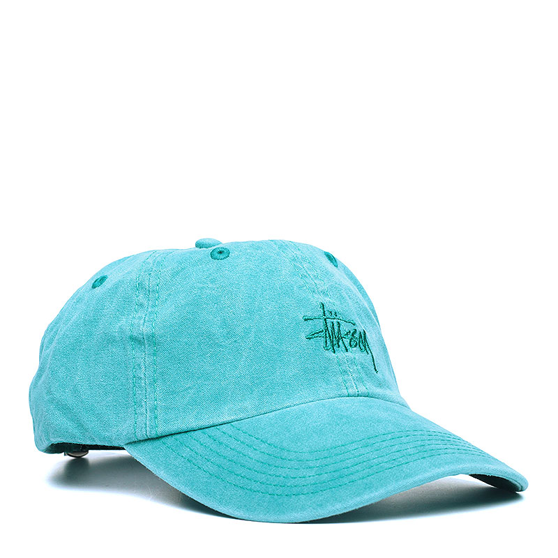 Кепка Stussy Smooth Stock Enzyme Cap (131561-teal) купить по