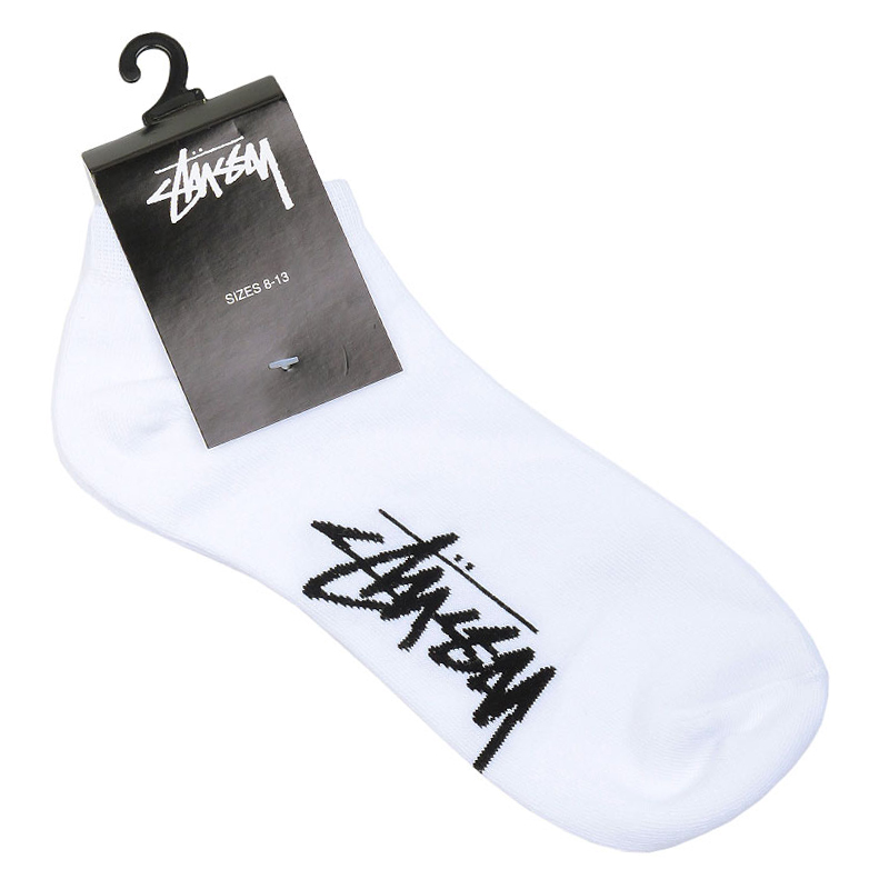 Мужские носки Stussy No Show Socks (138511-white)  - цена, описание, фото 1