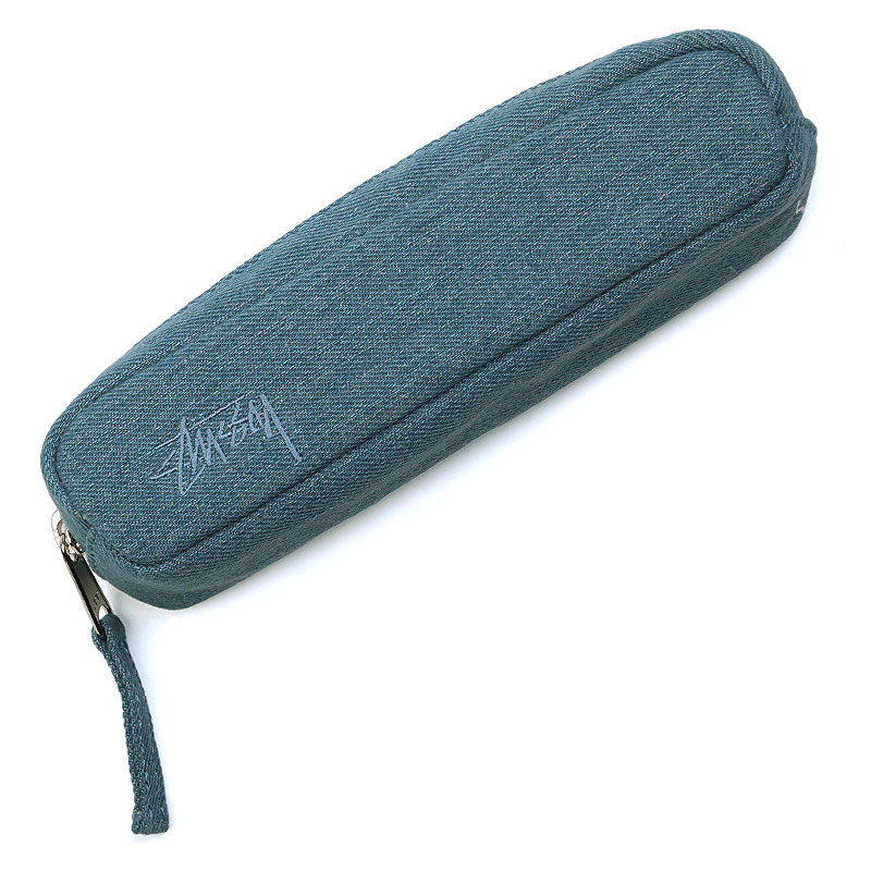 

Пенал Stussy Denim Pen Case, Индиго