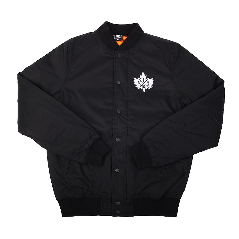 мужская черная куртка K1X Leaf Bomber Jacket 1153-1105/0001 - цена, описание, фото 1