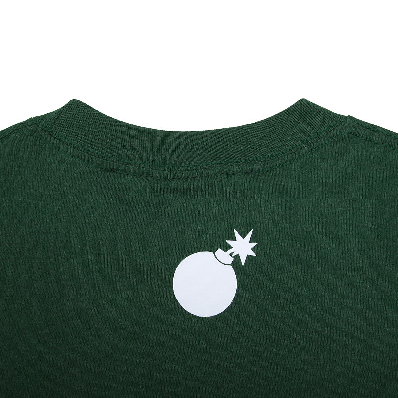 мужская зеленая футболка the hundreds Forever Bar T-Shirt T11F101111-frst grn - цена, описание, фото 3