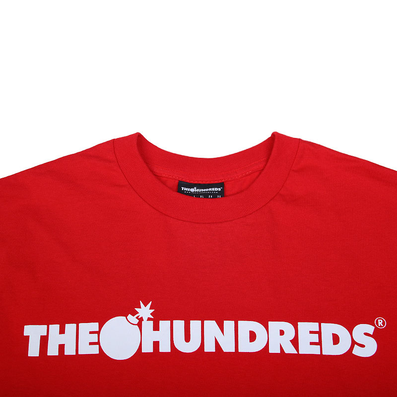 мужская красная футболка the hundreds Forever Bar T-Shirt T11F101111-red - цена, описание, фото 2