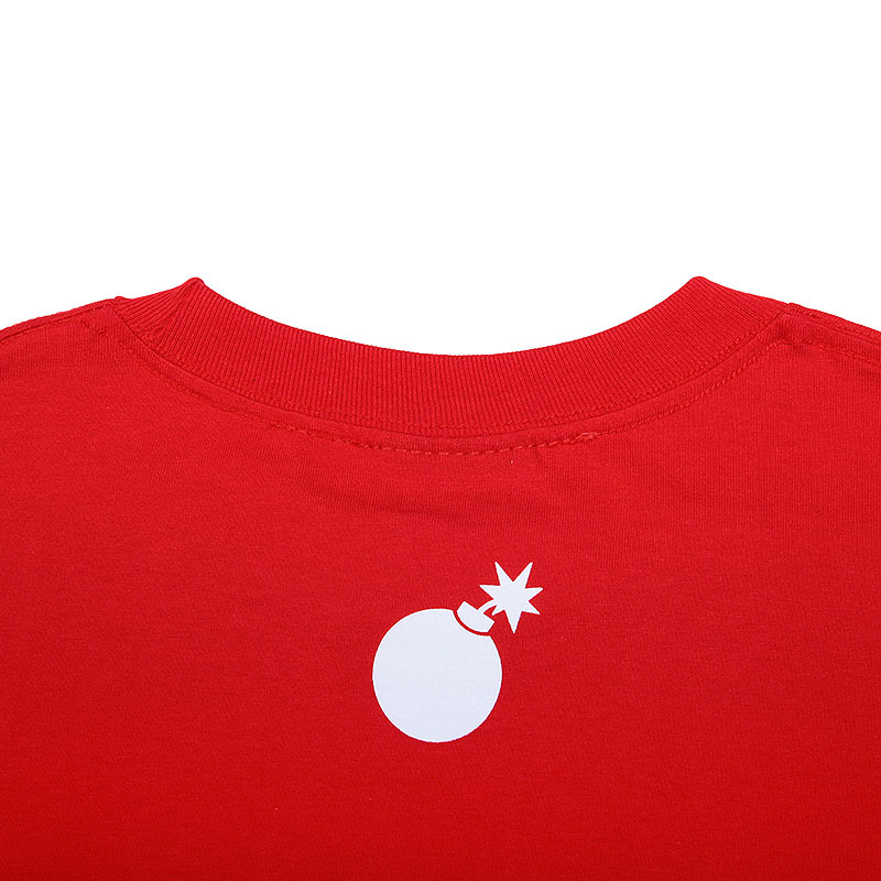 мужская красная футболка the hundreds Forever Bar T-Shirt T11F101111-red - цена, описание, фото 3
