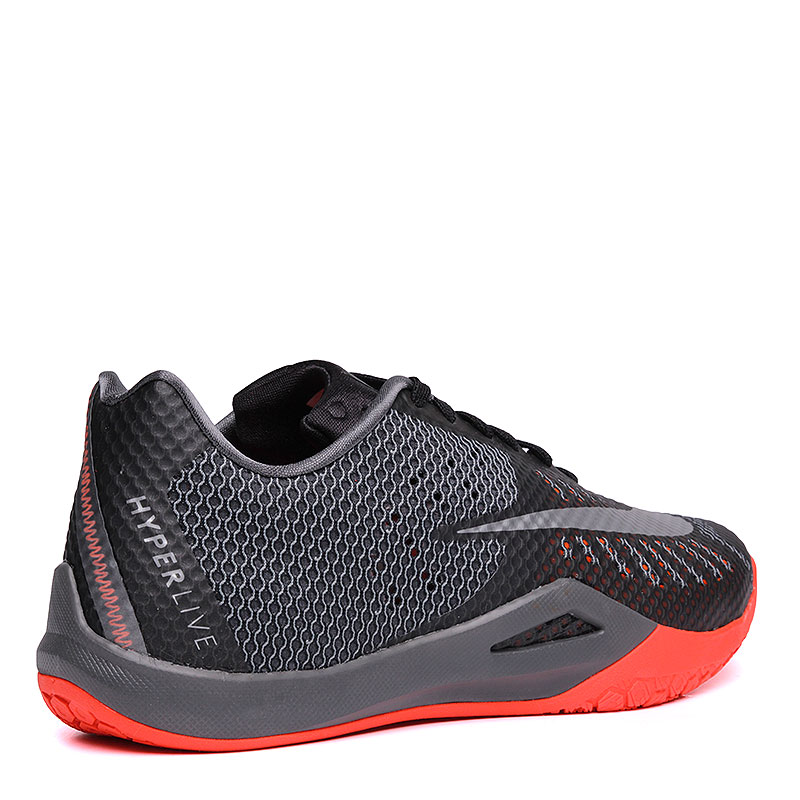 мужские серые баскетбольные кроссовки Nike Hyperlive 819663-002 - цена, описание, фото 2