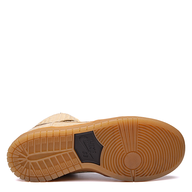 мужские коричневые кроссовки Nike SB Dunk High Premium SB 313171-722 - цена, описание, фото 4