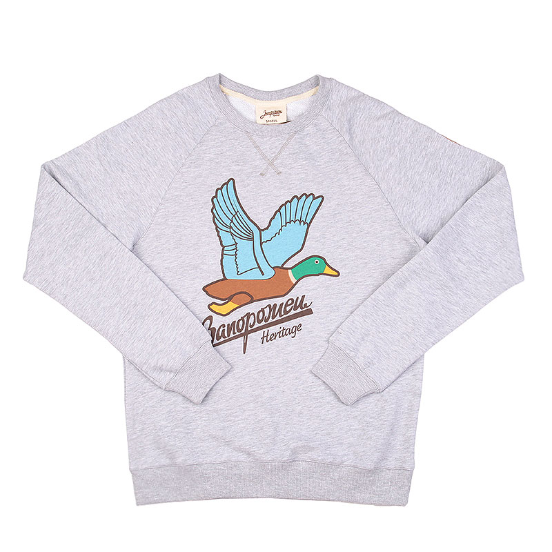 

Толстовка Запорожец heritage Crewneck, Серый