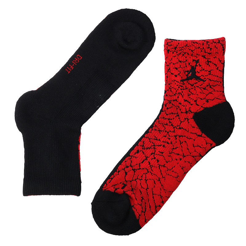

Носки Jordan Elephant Print, Красный;чёрный
