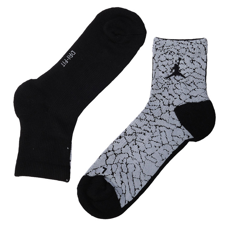 

Носки Jordan Elephant Print, Серый;чёрный