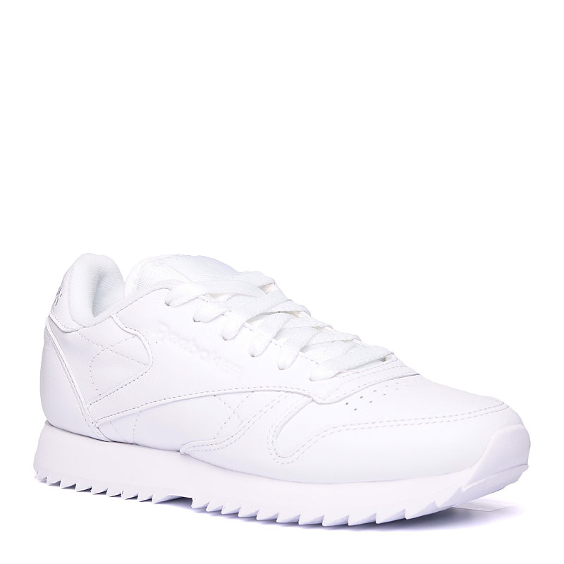 мужские белые кроссовки Reebok Classic Leather Ripple Mono AR2348 - цена, описание, фото 1