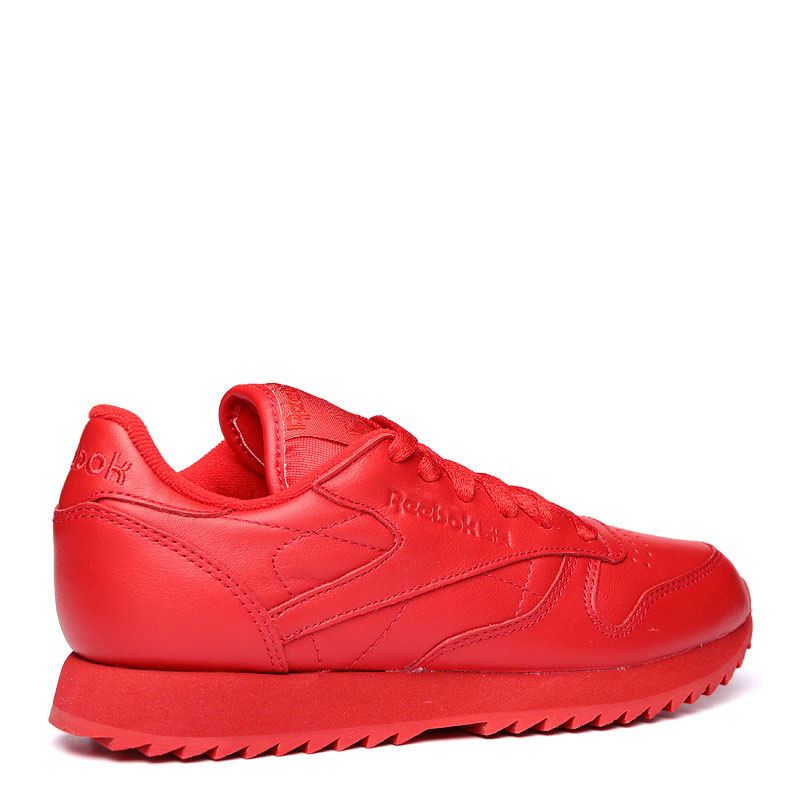 мужские красные кроссовки Reebok Classic Leather Ripple Mono AR2349 - цена, описание, фото 2