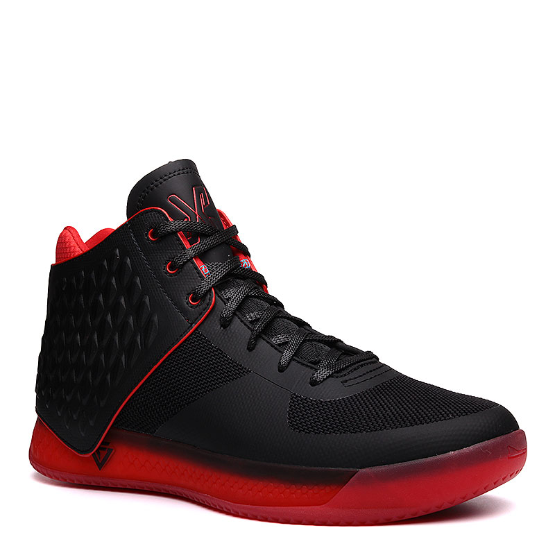 мужские черные баскетбольные кроссовки Brandblack J. Crossover 3 232BB-blk/red - цена, описание, фото 1