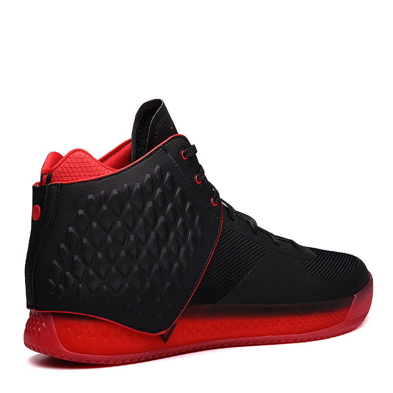 мужские черные баскетбольные кроссовки Brandblack J. Crossover 3 232BB-blk/red - цена, описание, фото 2