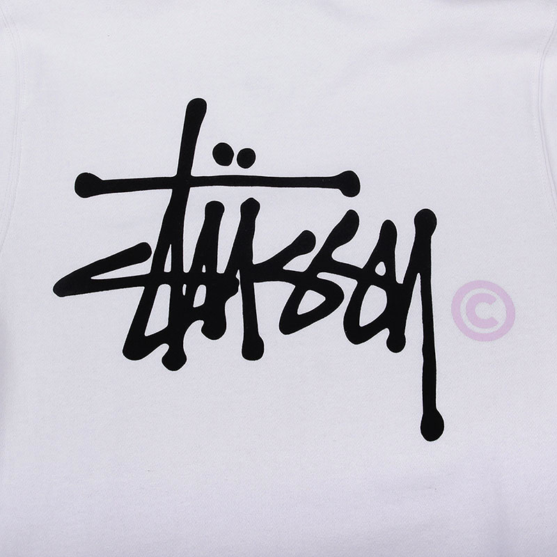 Мужская толстовка Stussy Basic Logo Hoody (1923778-white)  - цена, описание, фото 3