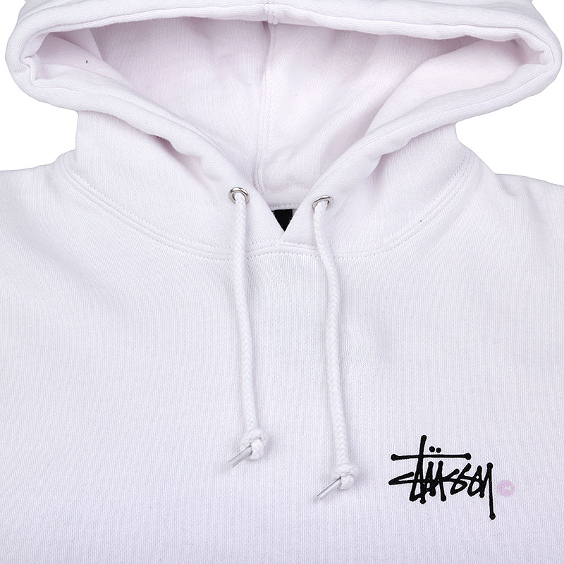 Мужская толстовка Stussy Basic Logo Hoody (1923778-white)  - цена, описание, фото 2