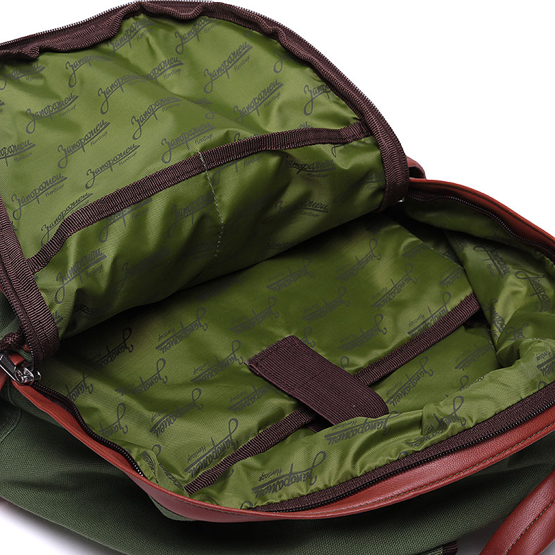  зеленый рюкзак Запорожец heritage  Костер-зел/зел - цена, описание, фото 6