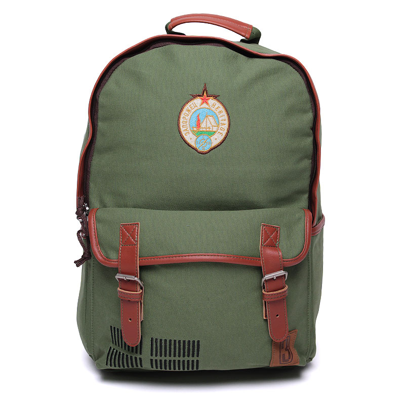  зеленый рюкзак Запорожец heritage  Костер-зел/зел - цена, описание, фото 1