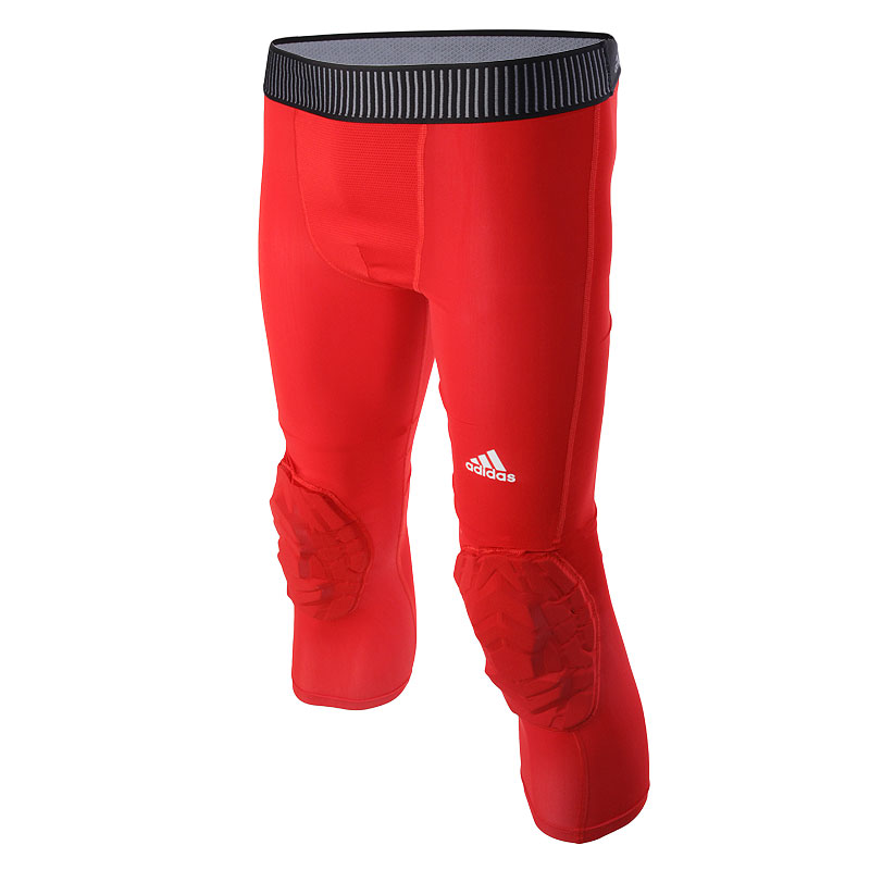 мужские красные шорты adidas 3/4 Padded Tigh S06511 - цена, описание, фото 1