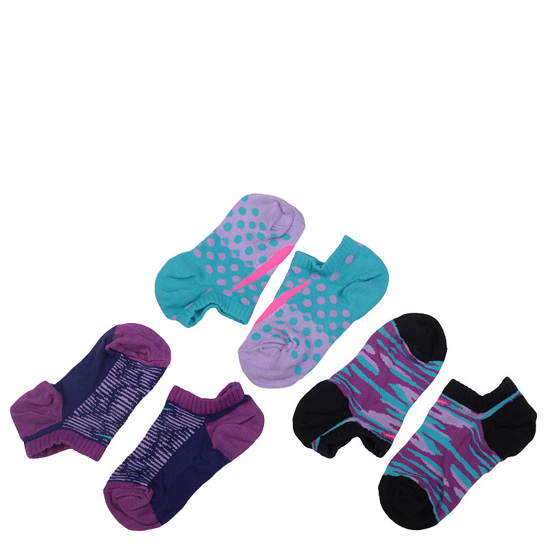 

Носки Nike, Фиолетовый;чёрный;синий, Носки