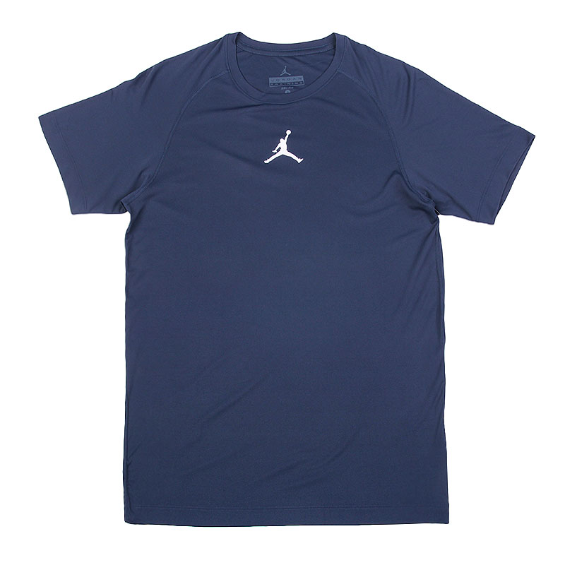 мужская синяя футболка Jordan AJ All Season Fitted 642404-411 - цена, описание, фото 1