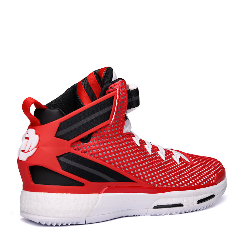 мужские красные баскетбольные кроссовки adidas D-Rose 6 F37129 - цена, описание, фото 2