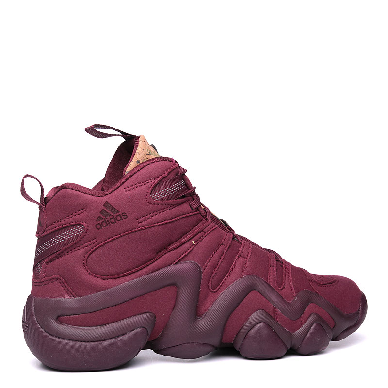мужские темно-красные баскетбольные кроссовки adidas Crazy 8 D70090 - цена, описание, фото 2