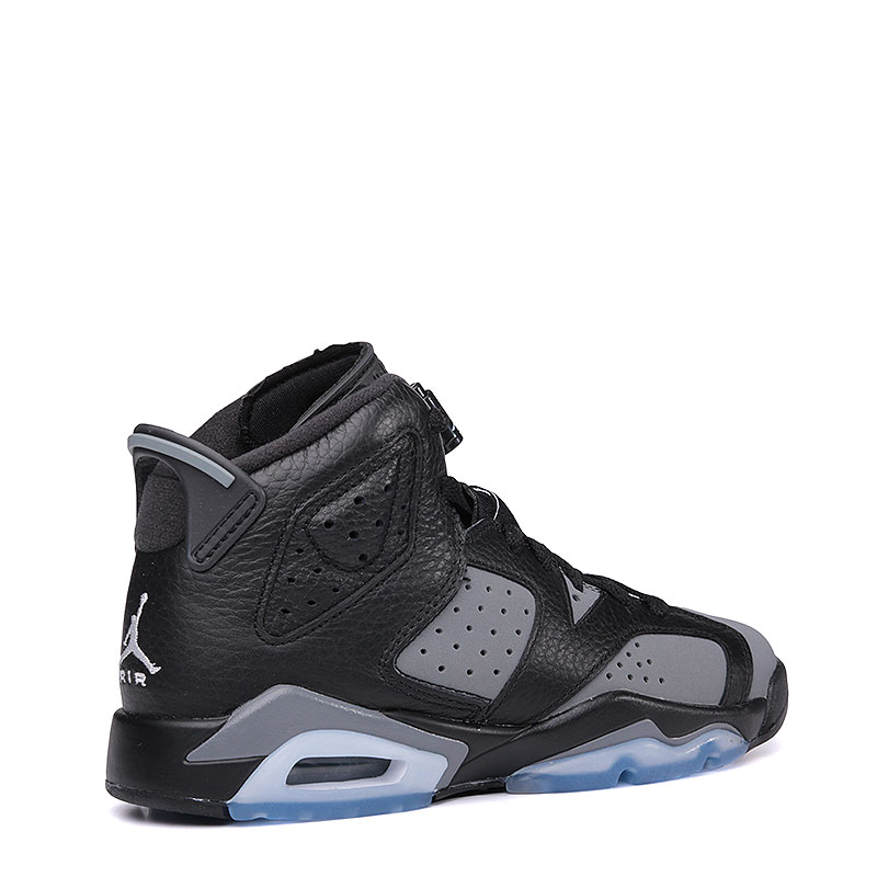 женские черные кроссовки Jordan 6 Retro BG 384665-010 - цена, описание, фото 2