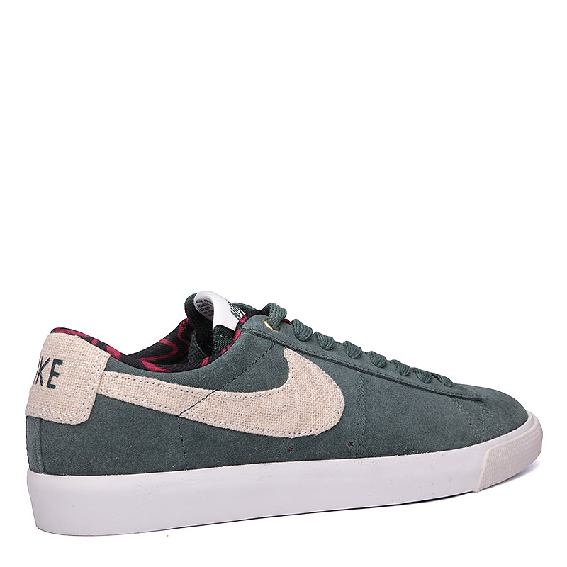 мужские зеленые кроссовки Nike SB Blazer Low GT 704939-306 - цена, описание, фото 2