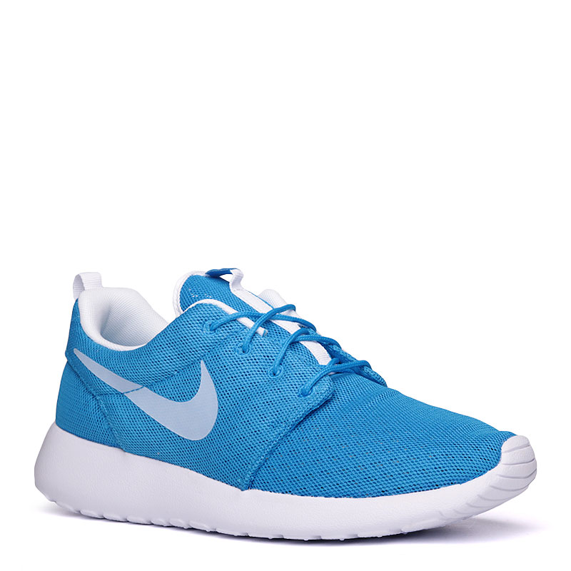 мужские голубые кроссовки Nike Roshe one BR 718552-411 - цена, описание, фото 1