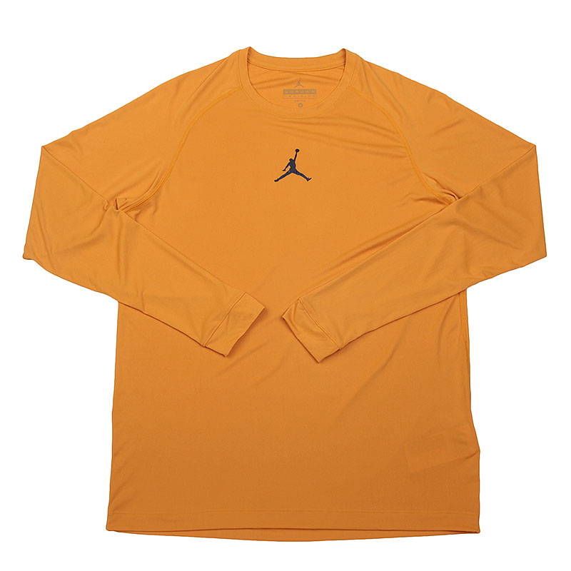 

Лонгслив Jordan AJ All Season Fitted, Горчичный